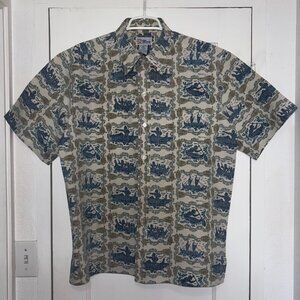 Reyn Spooner Men’s Hawaiian Aloha Shirt; Button Front; XL – Classic Fit